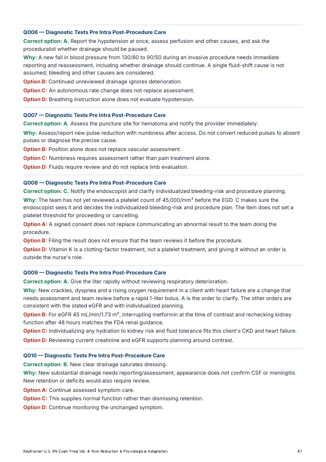 Vol. 4: a page of answers and rationales